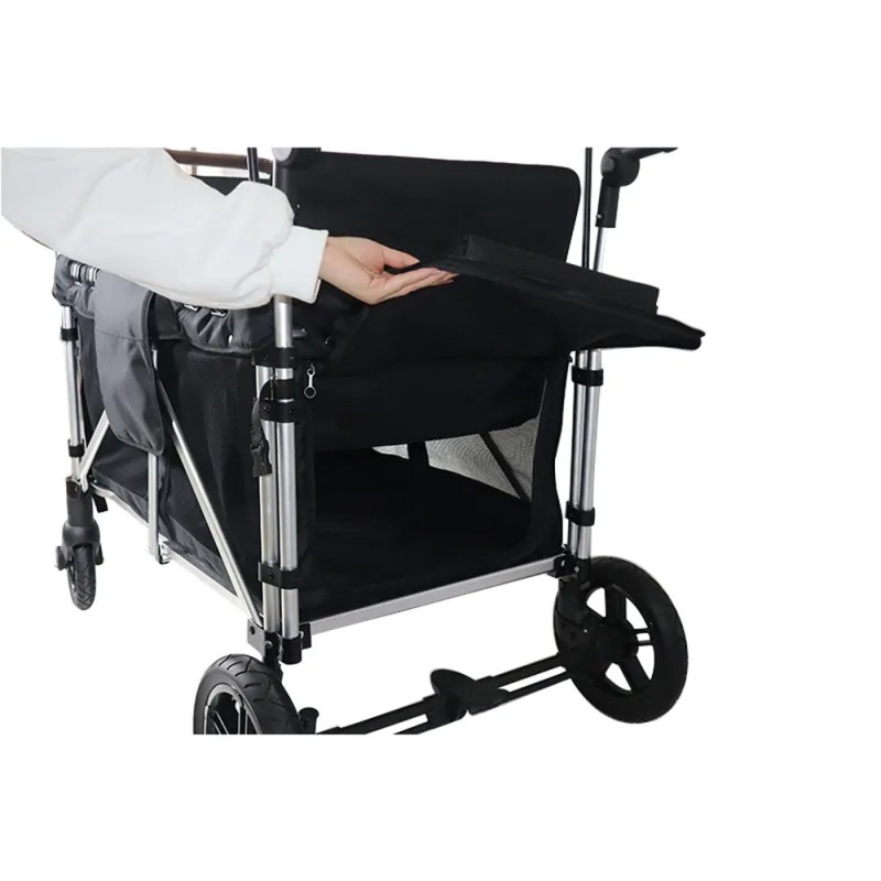 FW-07-ALUMINIUM ALLOY 4 SEATER BABY FOLDING CARAVAN WITH BRAKE