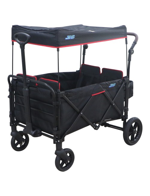 FW-07-IRON 4 SEATER BABY FOLDING CARAVAN WITH BRAKE