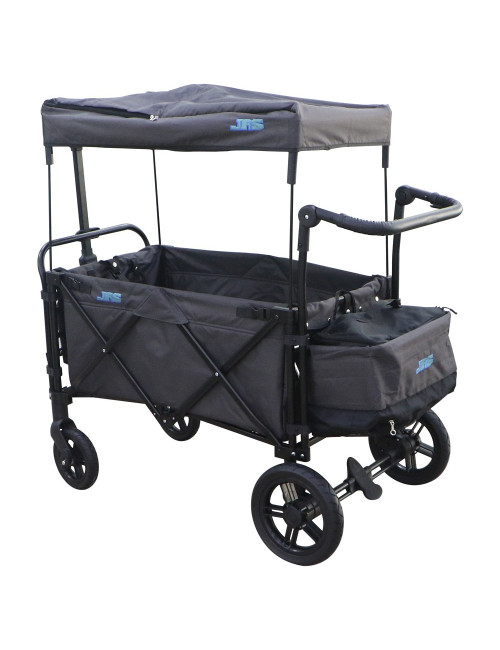 FW-07-IRON 2 SEATER BABY FOLDING CARAVAN WITH BRAKE