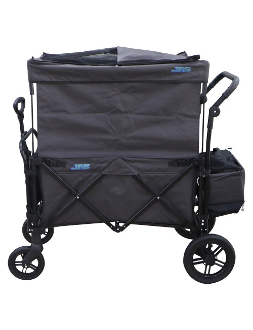 FW-07-IRON 2 SEATER BABY FOLDING CARAVAN WITH BRAKE