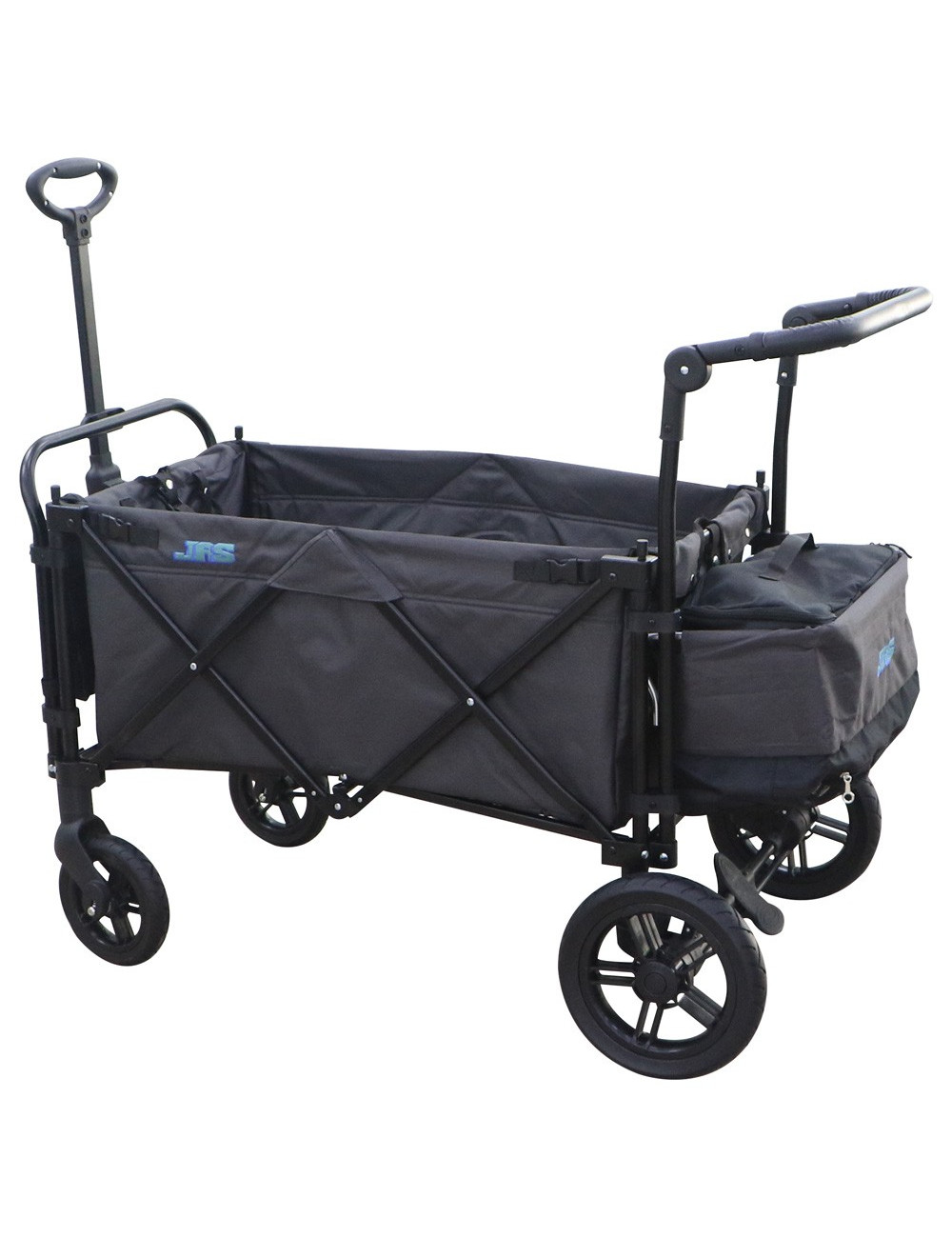 FW-07-IRON 2 SEATER BABY FOLDING CARAVAN WITH BRAKE