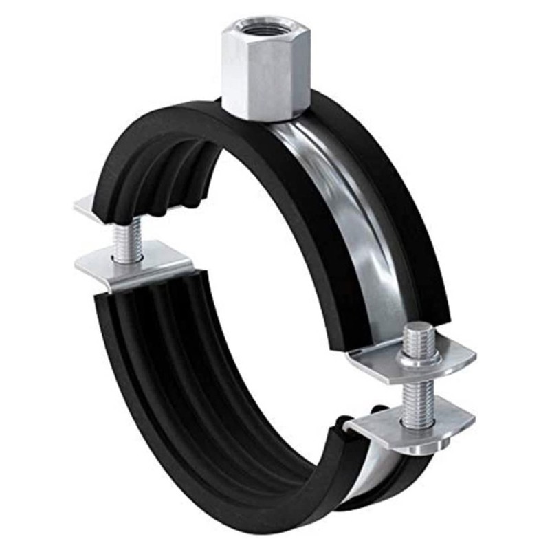 GALV. PEGBOARD CLIP WITH RUBBER 2"