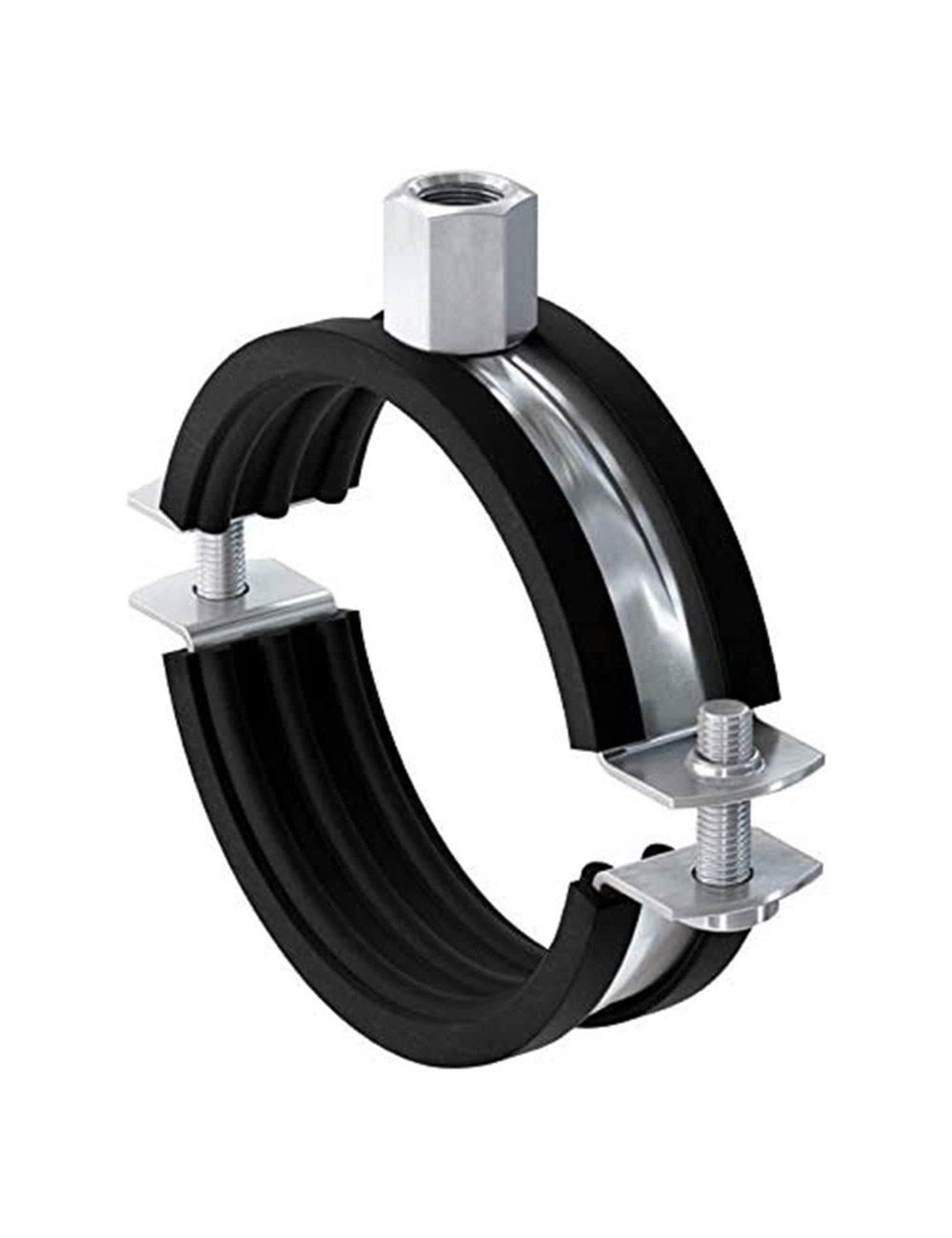 GALV. PEGBOARD CLIP WITH RUBBER 1"