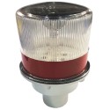 156 SOLAR FLASHER LIGHT RED PIPE TYPE