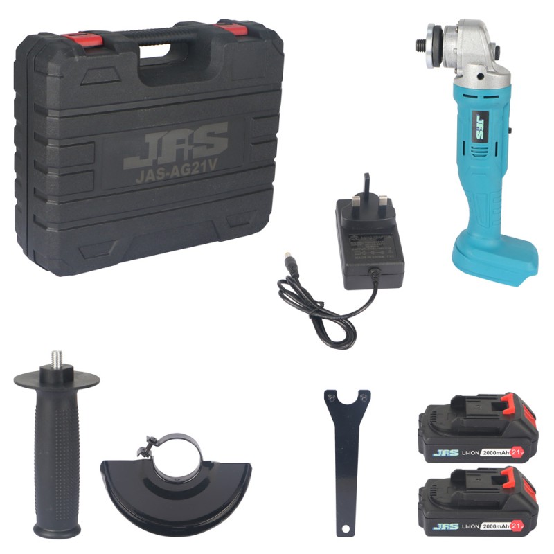 JAS-AG21V CUTTING MACHINE 21V WITH 2 PCS LITHIUM BATTERIES