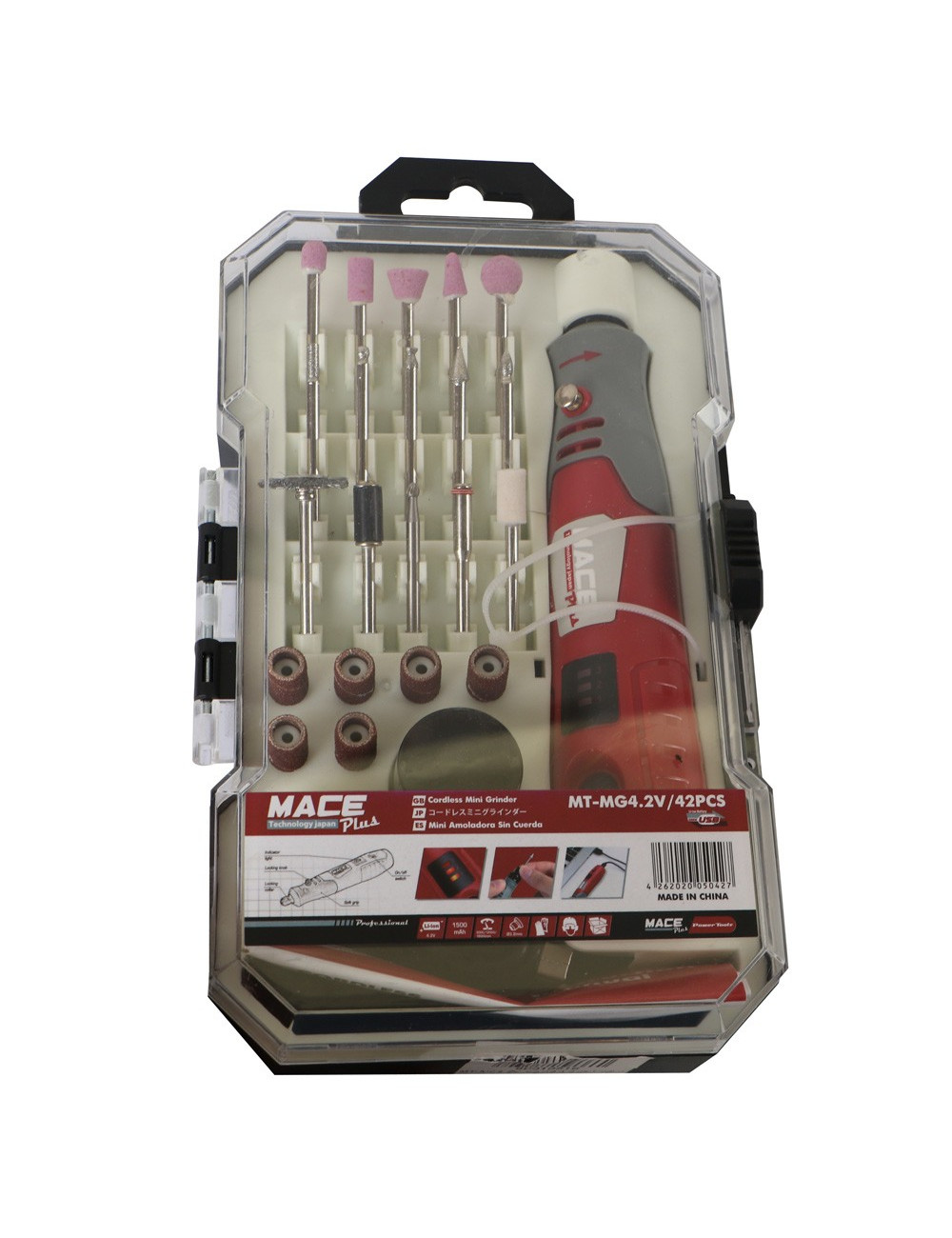 MT-MG4.2V CORDLESS MINI GRINDER 42PCS SET