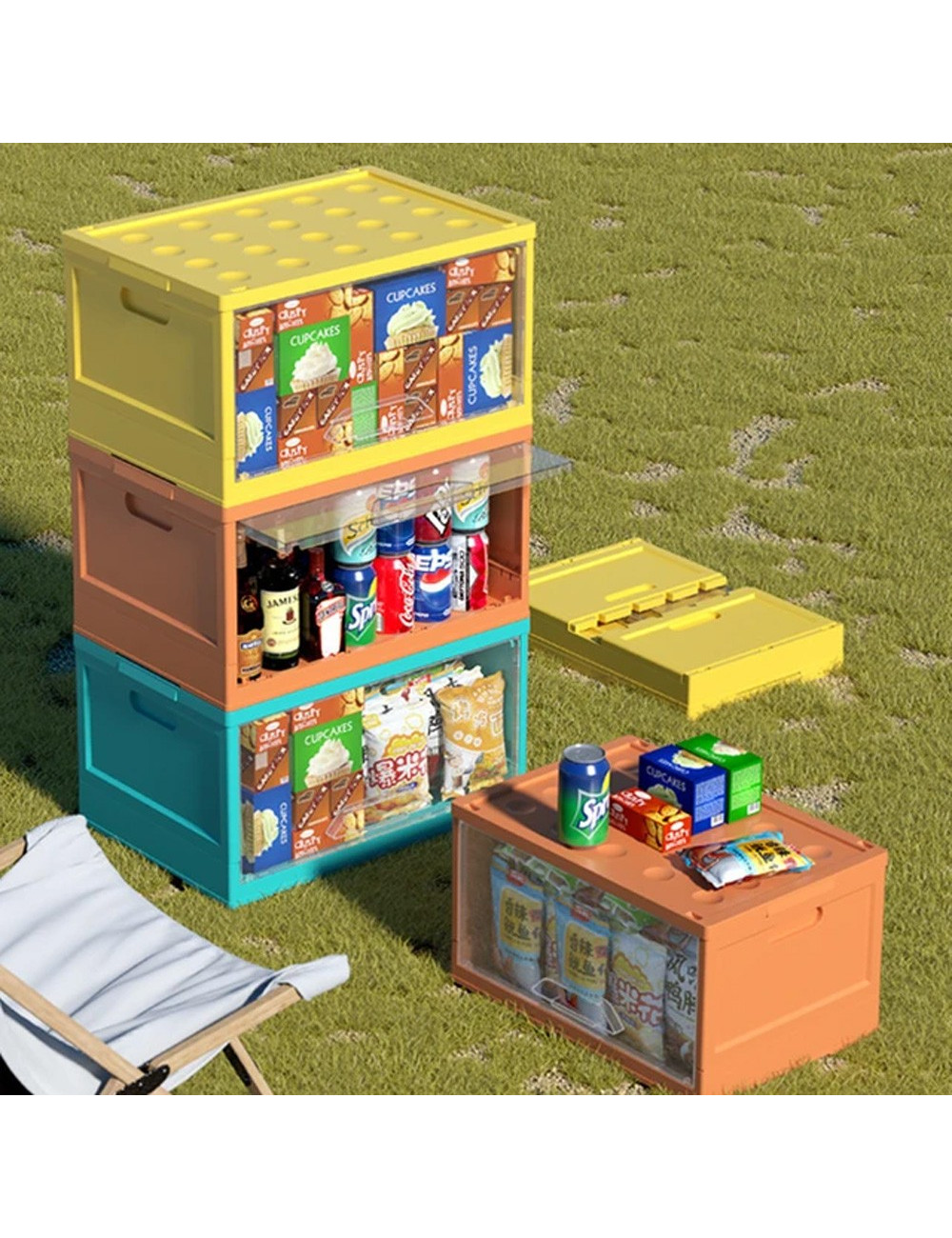 9519-CY 48*33*27cm خزان حافظة متعدد الاستخدامات