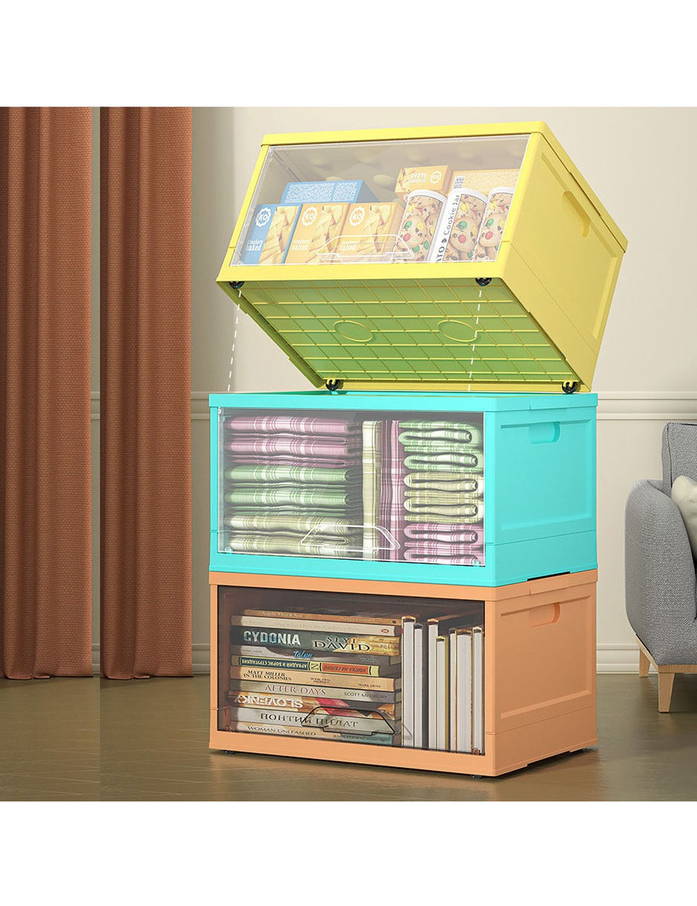 9519-TV 48*33*27cm خزان حافظة متعدد الاستخدامات