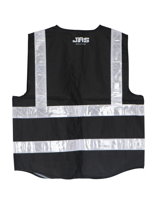 جاكيت سلامة اسود 3 جيب A-HEAVY DUTY XL