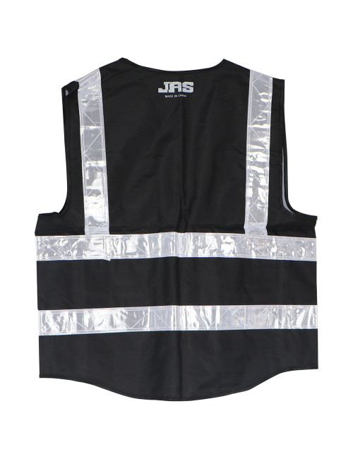 جاكيت سلامة اسود 3 جيب A-HEAVY DUTY XXL