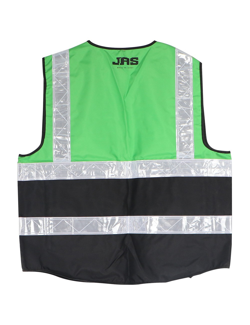 جاكيت سلامة اخضر × اسود 3 جيب A-HEAVY DUTY XXL