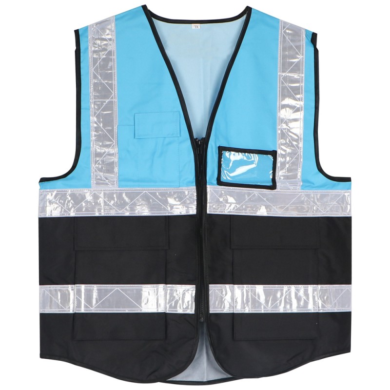 جاكيت سلامة ازرق × اسود 3 جيب A-HEAVY DUTY XL
