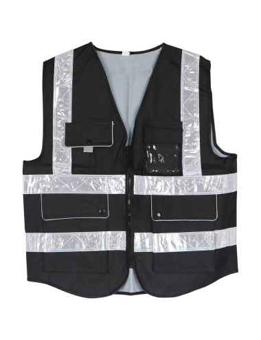 جاكيت سلامة اسود 4 جيب B-HEAVY DUTY XL