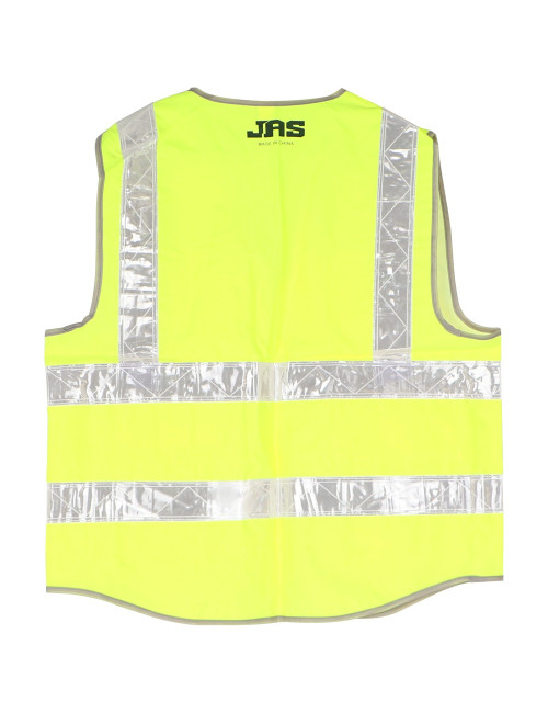 B-HEAVY DUTY SAFETY VEST OXFORD CLOTH 4 POCKETS YELLOW XL