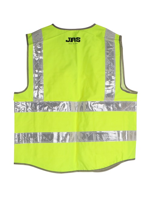 B-HEAVY DUTY SAFETY VEST OXFORD CLOTH 4 POCKETS YELLOW XXL