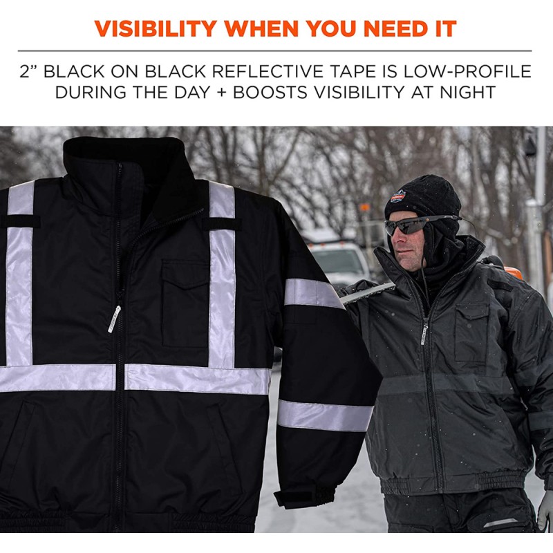 WINTER SAFETY JACKET BLACK XXL H.D