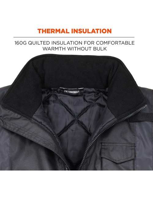 WINTER SAFETY JACKET BLACK XXL H.D