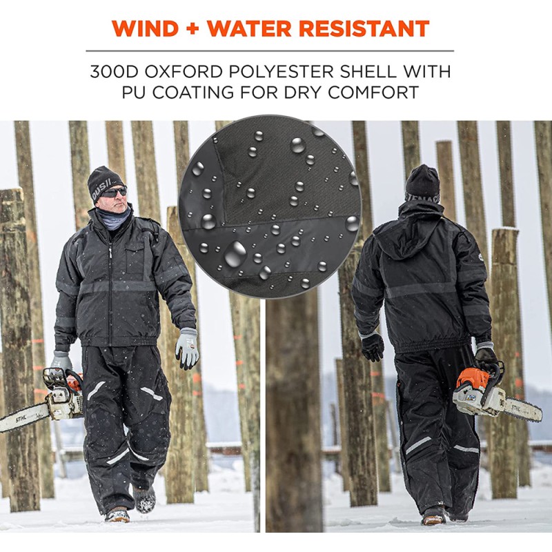 WINTER SAFETY JACKET BLACK XXL H.D