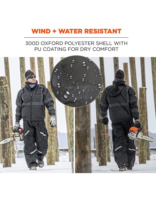 WINTER SAFETY JACKET BLACK XXL H.D