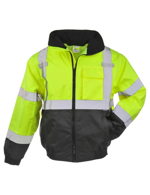 WINTER SAFETY JACKET YELLOW AND BLACK XXL H.D