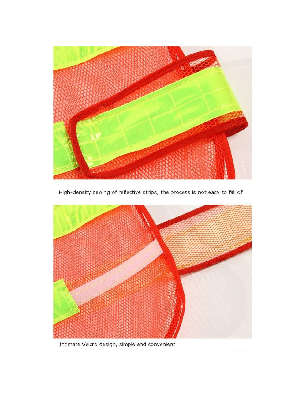 SAFETY VEST NET GREEN 80G