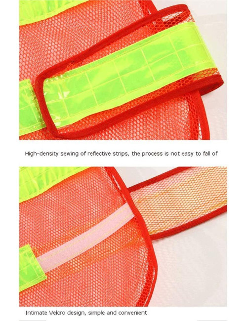 SAFETY VEST NET GREEN 80G