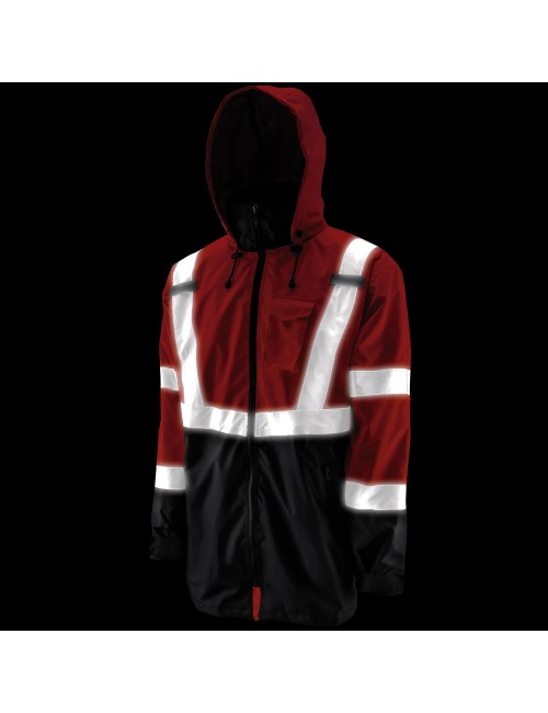 WINTER SAFETY JACKET ORANGE AND BLACK XL H.D