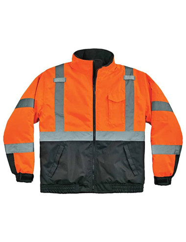 WINTER SAFETY JACKET ORANGE AND BLACK XXL H.D