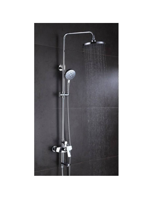 2120 SHOWER SET CHROME ROUND