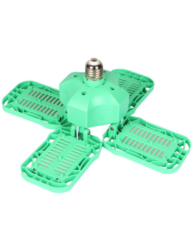 JI FI LITE 48W LED لمبة شفره المروحة 4 ريشة 48 وات