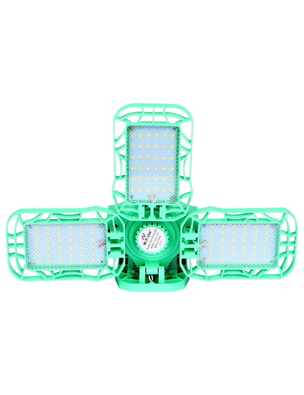 JI FI LITE 48W LED لمبة شفره المروحة 4 ريشة 48 وات