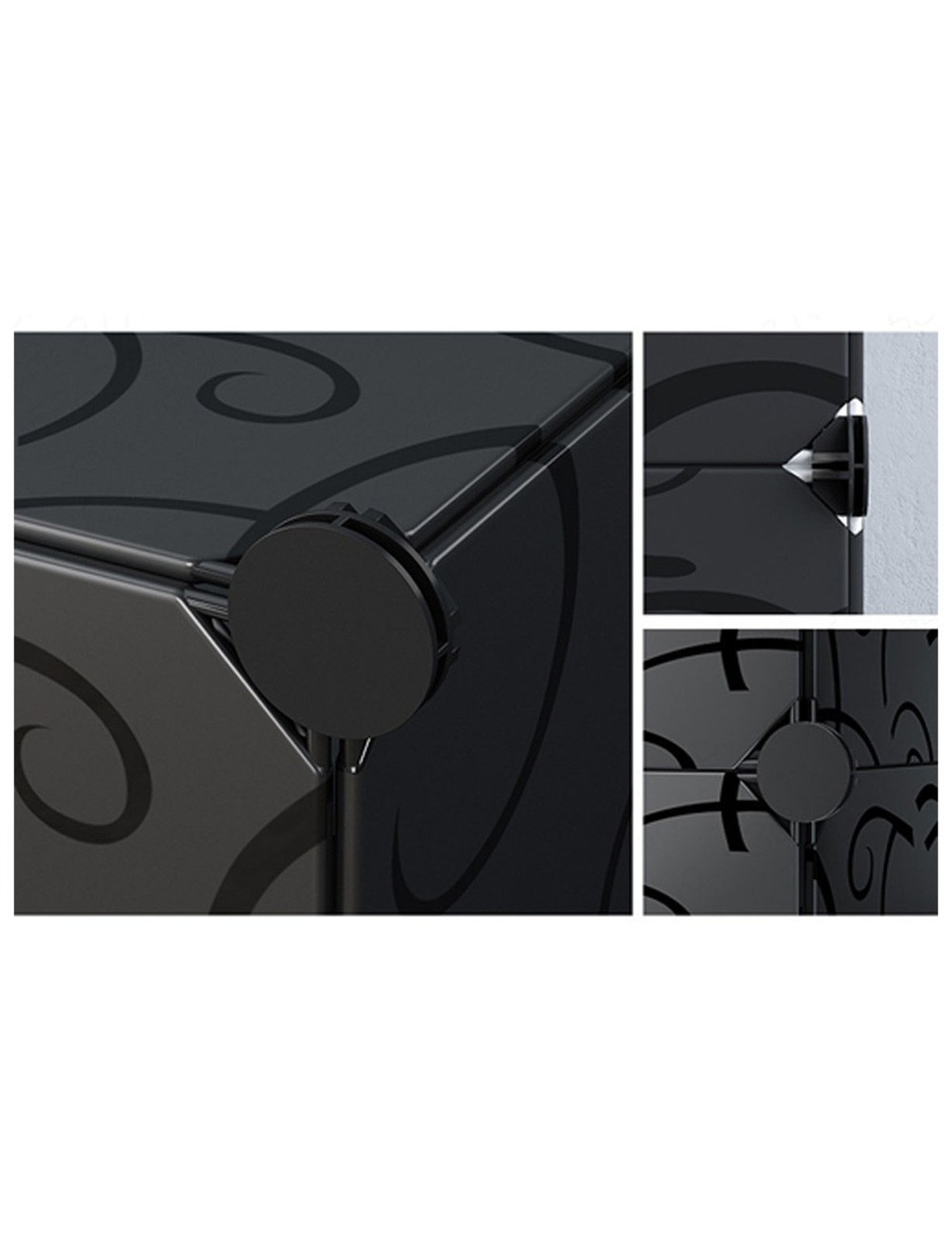 CMM-003 PORTABLE CLOTHES FOLDING STORAGE CABINET 111*47*165CM