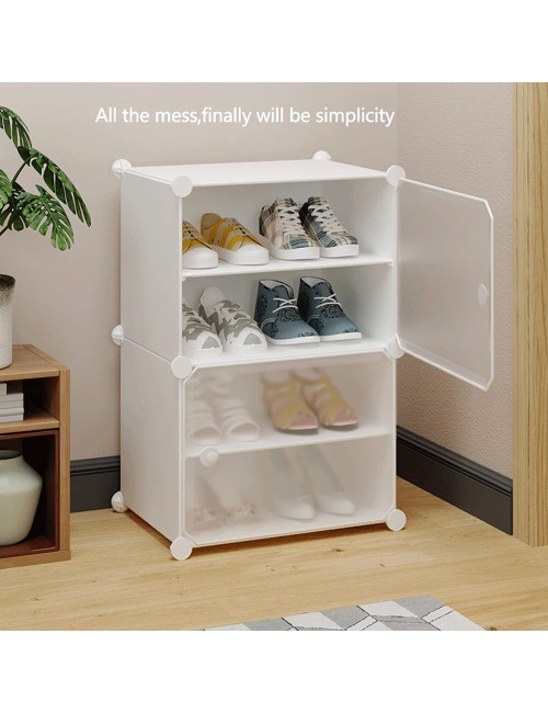 CMM-004 PORTABLE SHOE RACK ORGANIZER 44*31*65CM