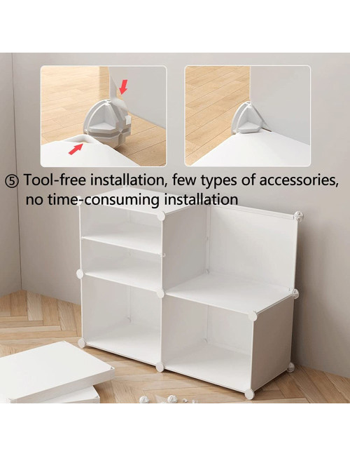CMM-004 PORTABLE SHOE RACK ORGANIZER 44*31*65CM