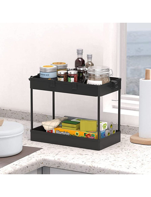 RBX-0002 2 TIER STORAGE RACK 36*23*41CM
