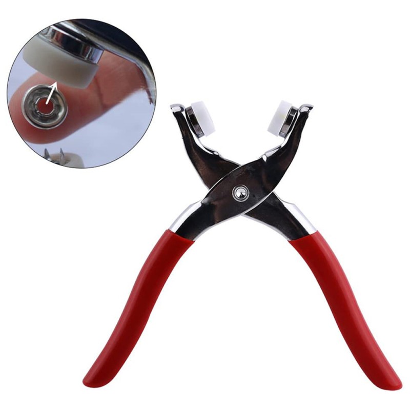 METAL SNAP BUTTON FASTENER PLIER KIT TOOLS