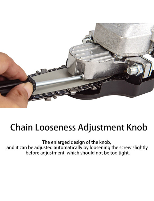 CHAINSAW ATTACHMENT FOR DRILL 6"
