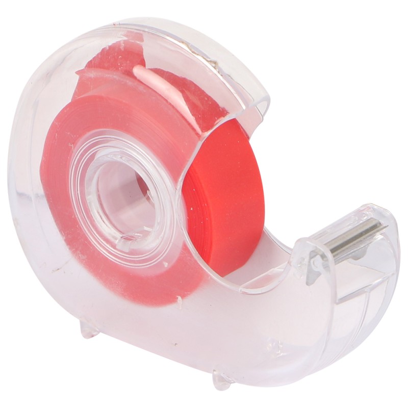 NEON INVISIBLE TAPE RED WITH DISPENSER 3/4" X 25 MTR