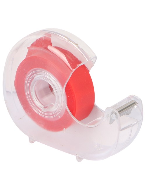 NEON INVISIBLE TAPE RED WITH DISPENSER 3/4" X 25 MTR