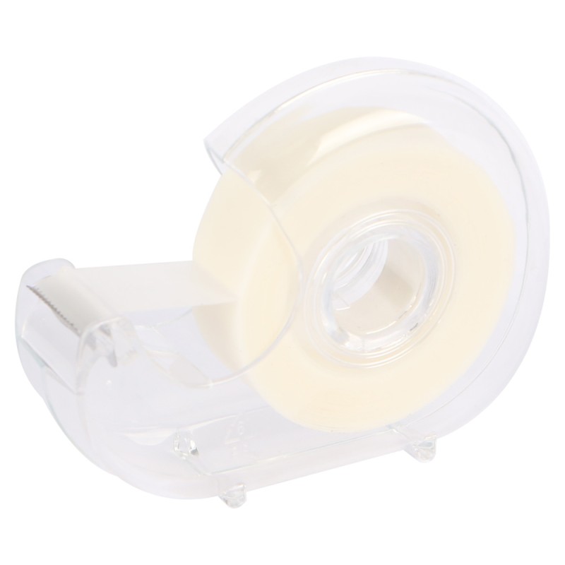 INVISIBLE TAPE WITH DISPENSER 3/4" X 33 MTR
