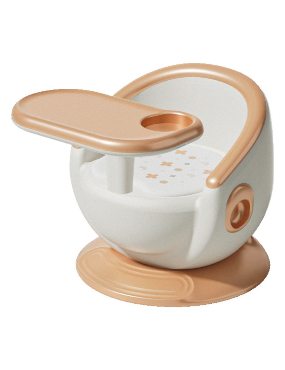 36*34CM كرسي اطفال مع طاولة ذهبي