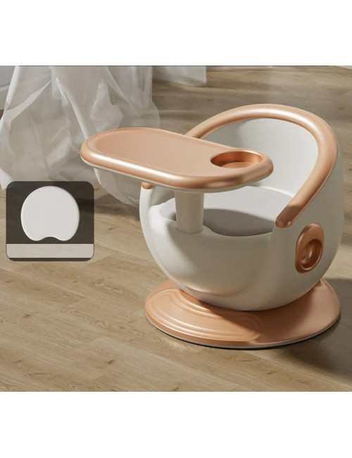 36*34CM كرسي اطفال مع طاولة ذهبي