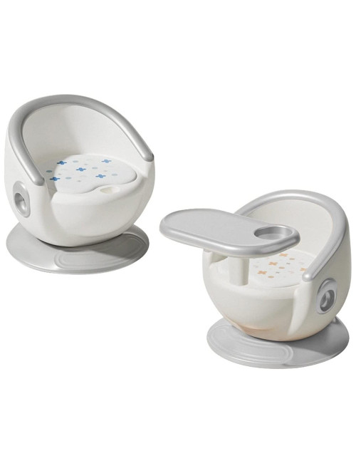 PORTABLE KIDS CHAIR WITH DINING TRAY 36*34CM