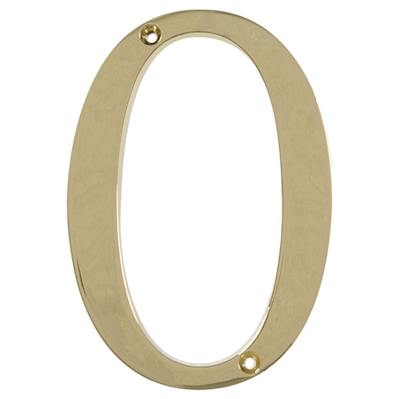 BRASS NUMBER 100MM (0 9 )