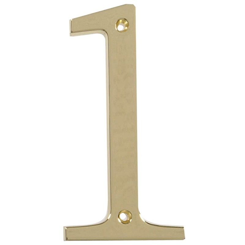 BRASS NUMBER 100MM (0 9 )