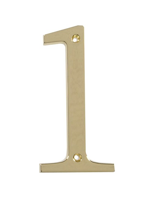 BRASS NUMBER 100MM (0 9 )
