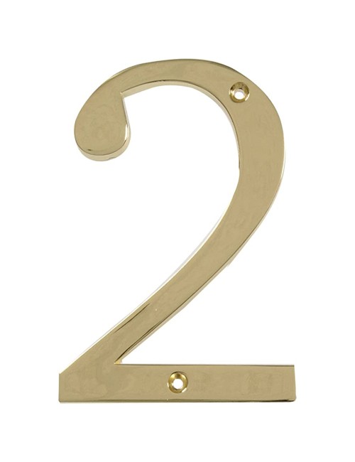 BRASS NUMBER 100MM (0 9 )