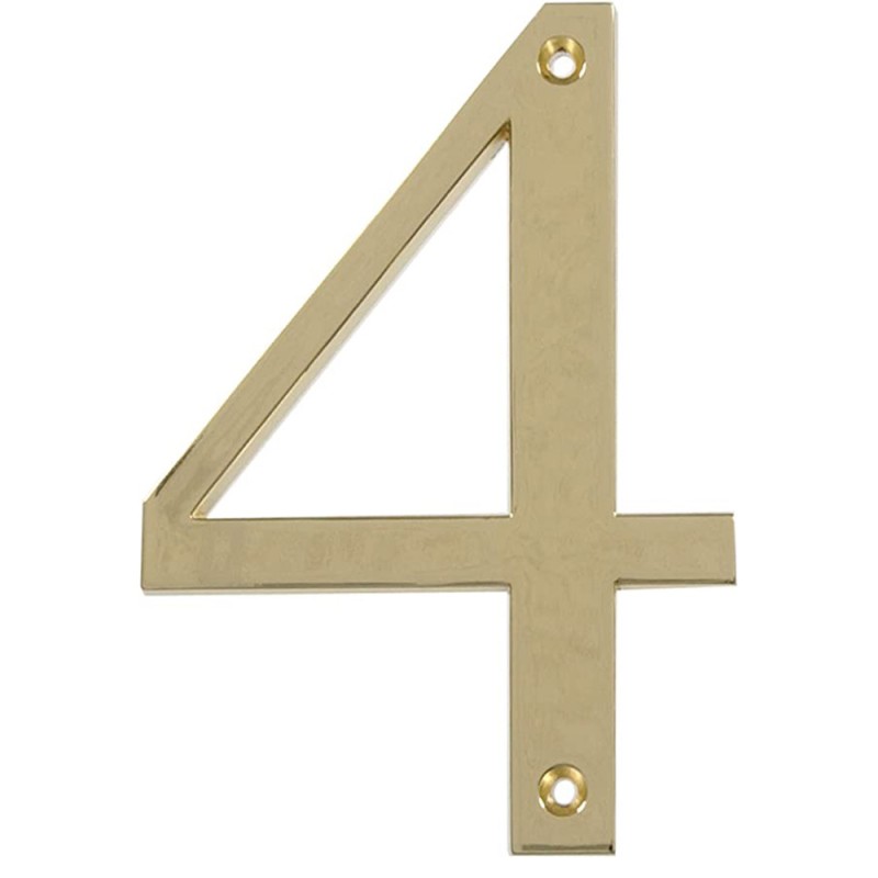 BRASS NUMBER 100MM (0 9 )