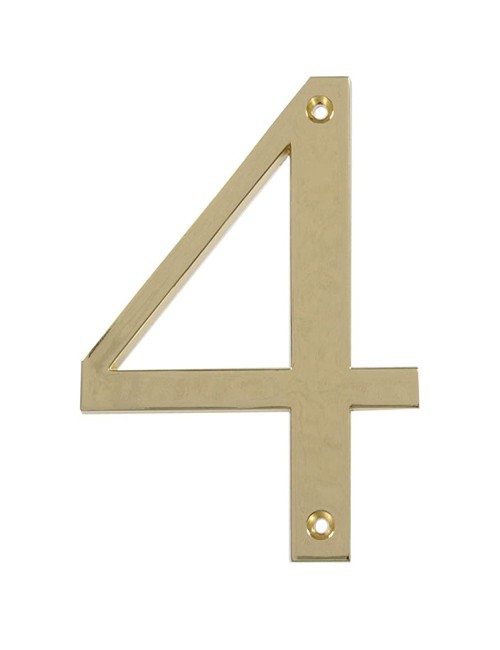 BRASS NUMBER 100MM (0 9 )
