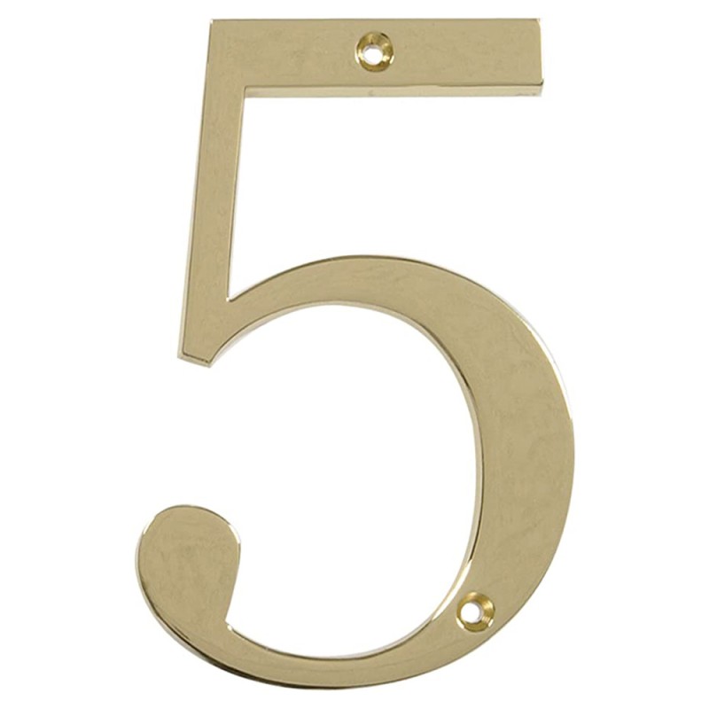 BRASS NUMBER 100MM (0 9 )